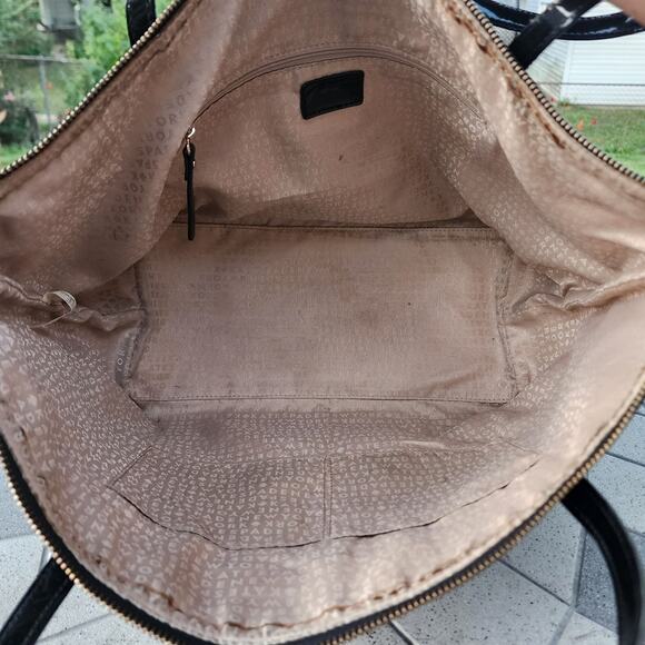 Kate Spade Sophie Camellia Street Tote Bag Patent Leather Polka Dot Bow - Picture 6 of 16